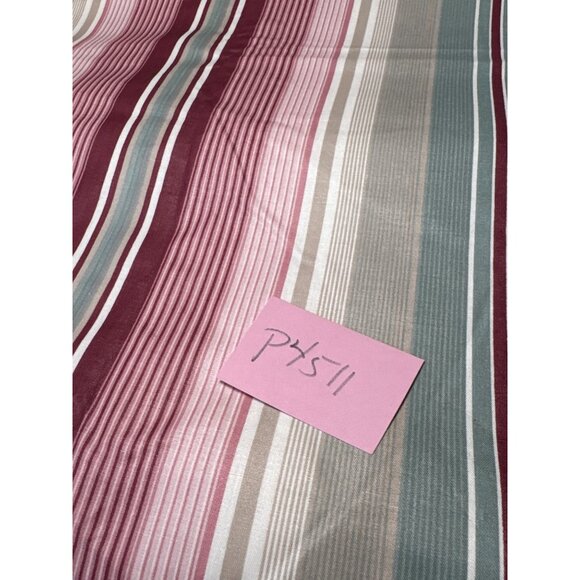 Pamela Joan Kessler Concord Striped Fabric 1/2 yard x 54" Cotton Blend Multicolo - Picture 7 of 7